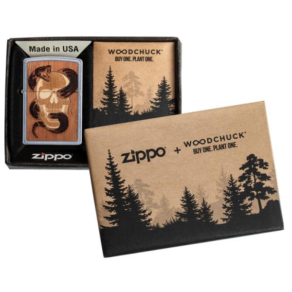 Zippo Woodchuck Skull & Snake - 60004938